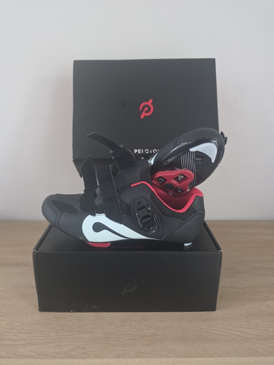 Peloton Other - Peloton Kids Black and Red Cycling Shoes